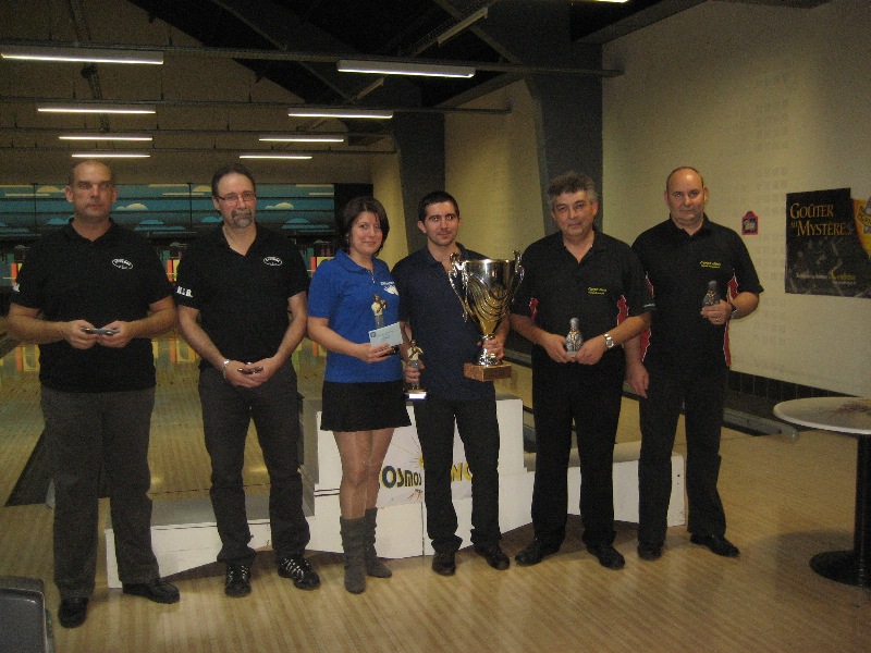 Le podium du tournoi de Roubaix